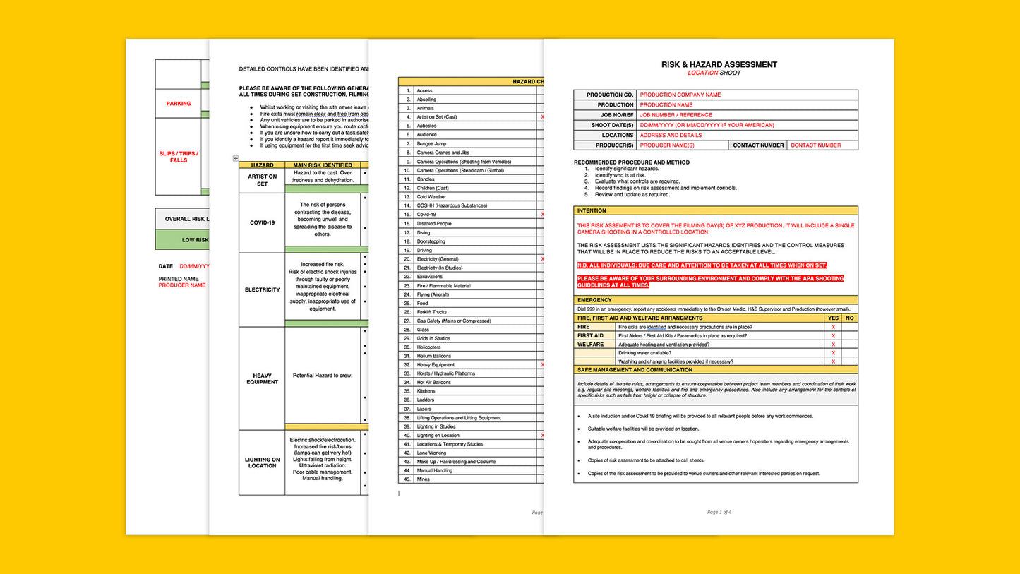 Risk Assessments